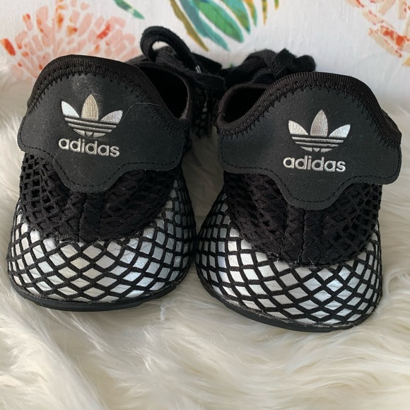 adidas Shoes - Adidas women’s black & silver running shoes 10